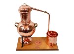 "CopperGarden®" Tischdestille Arabia 2 Liter mit Spiritusbrenner & Aromasieb