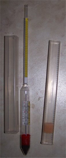 Thermo-Oechsle-Hygrometer - Temperatur Correction automatically - Click Image to Close